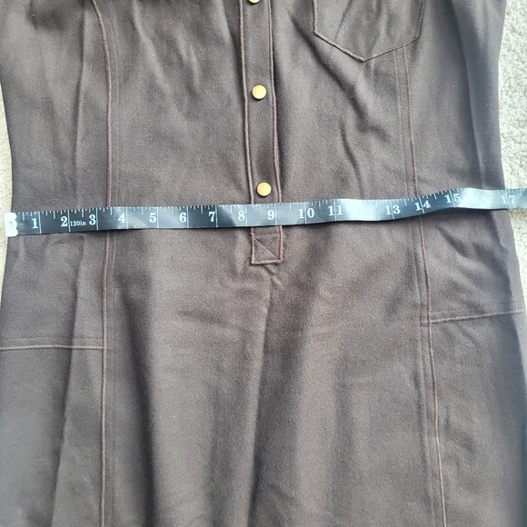 *NWT* Magaschoni Stylish Brown Long Sleeve Dress Size 10 Orig $400 - Picture 8 of 12
